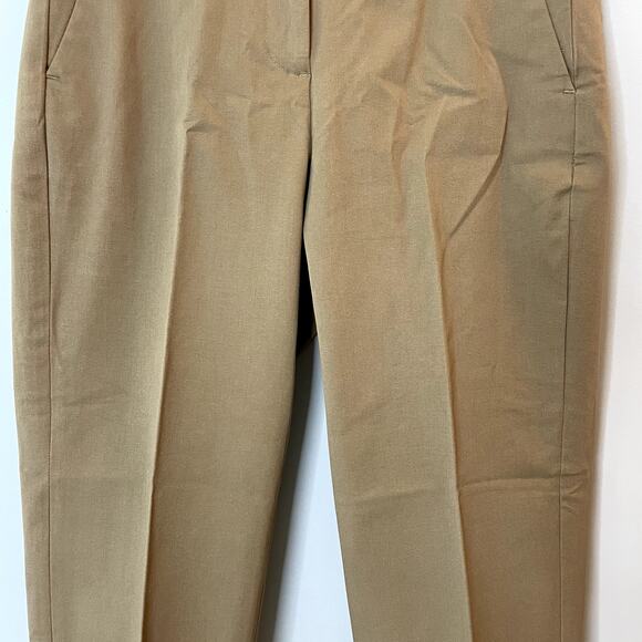 J.Crew Factory Kallie Straight Leg Pant High Waisted Work BO900 Natural Camel P8 - Picture 5 of 14